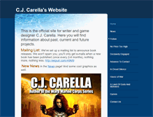 Tablet Screenshot of cjcarella.com